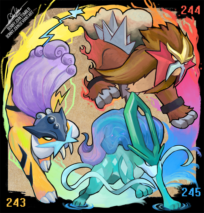 Illustration for article titled Legendary Suicune - Part 3! Â Pokemon One a Day, Series 2!